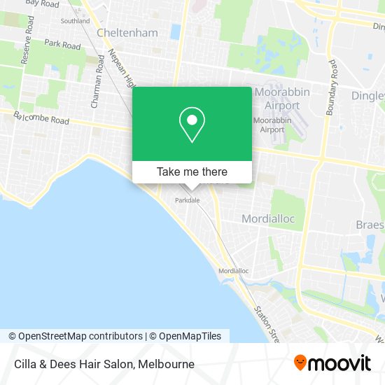 Cilla & Dees Hair Salon map
