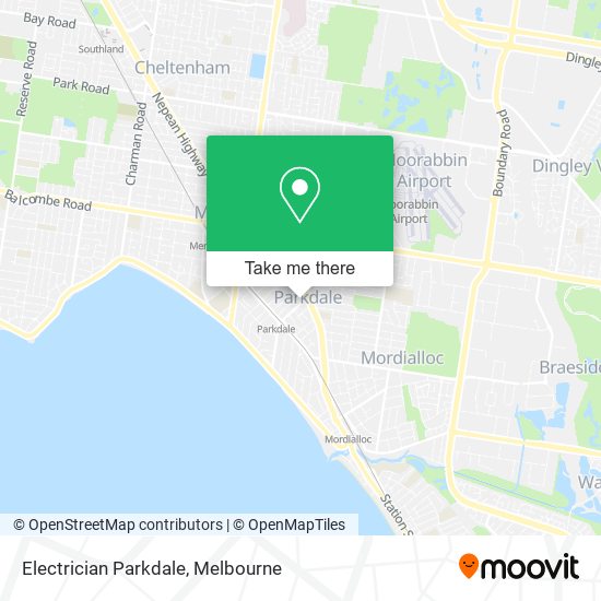 Electrician Parkdale map