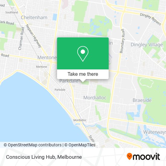Conscious Living Hub map