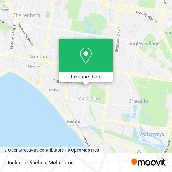 Jackson Pinches map