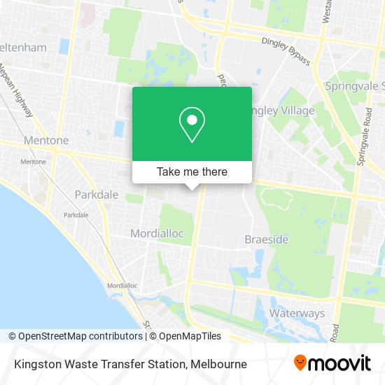 Kingston Waste Transfer Station map