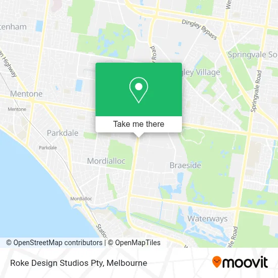 Mapa Roke Design Studios Pty