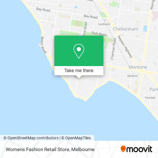 Womens Fashion Retail Store map