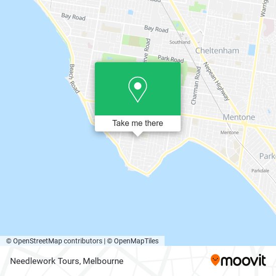 Needlework Tours map