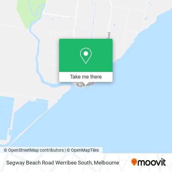 Segway Beach Road Werribee South map