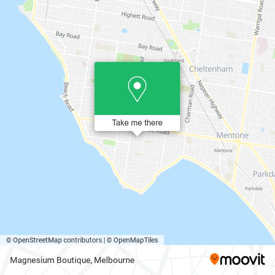 Magnesium Boutique map