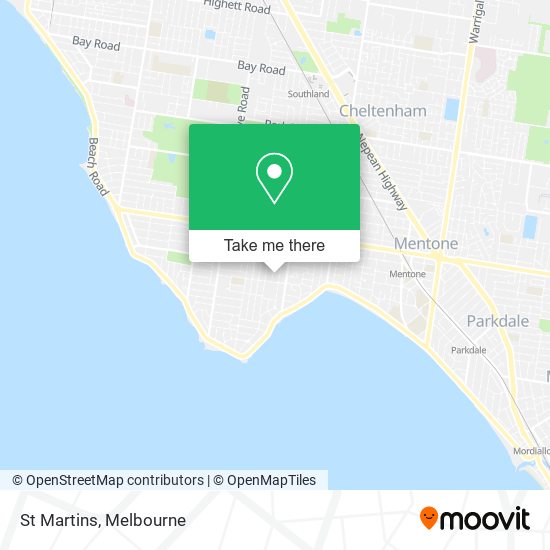 St Martins map