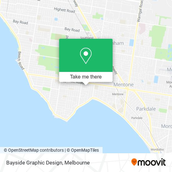 Bayside Graphic Design map
