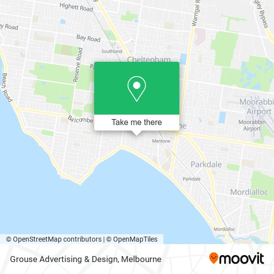 Grouse Advertising & Design map