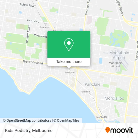Kids Podiatry map