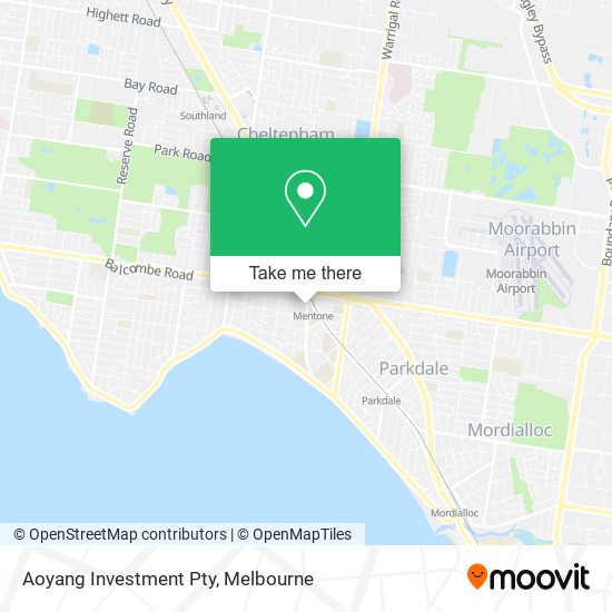 Aoyang Investment Pty map