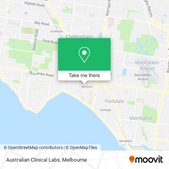 Australian Clinical Labs map