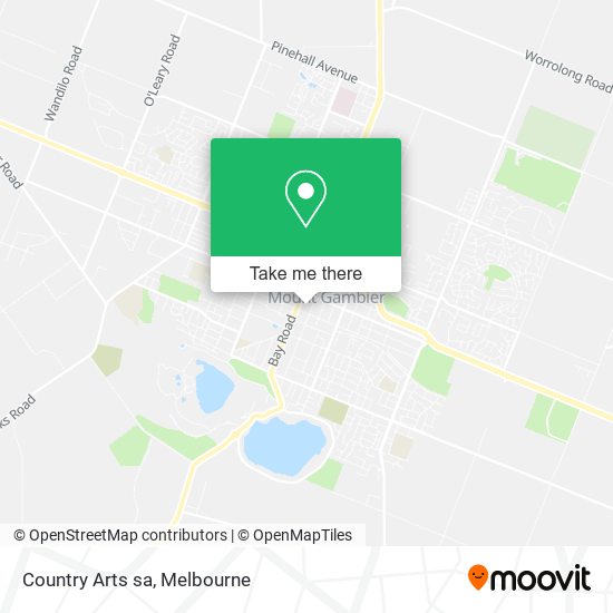 Country Arts sa map