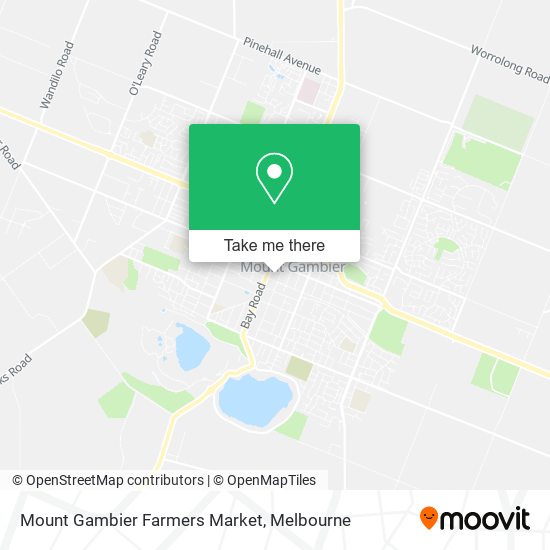 Mount Gambier Farmers Market map