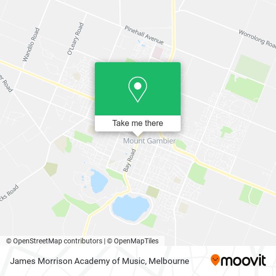 James Morrison Academy of Music map