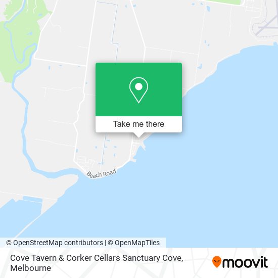 Cove Tavern & Corker Cellars Sanctuary Cove map