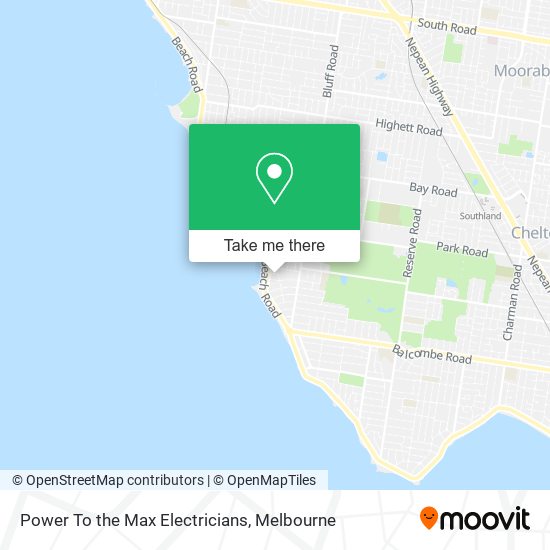 Power To the Max Electricians map