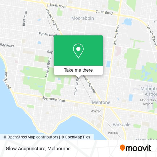 Glow Acupuncture map