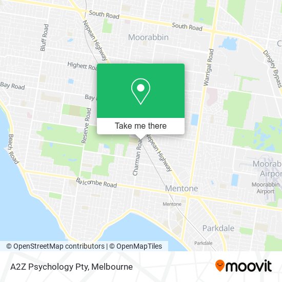 A2Z Psychology Pty map