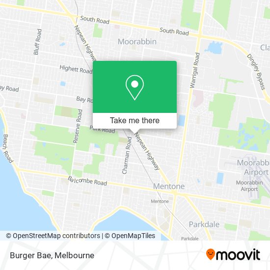 Burger Bae map