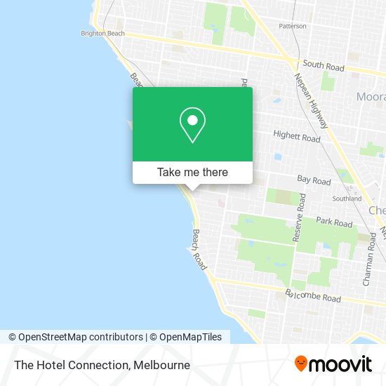 The Hotel Connection map