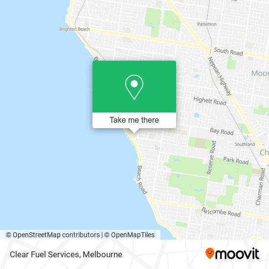 Clear Fuel Services map
