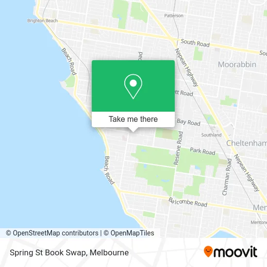 Spring St Book Swap map