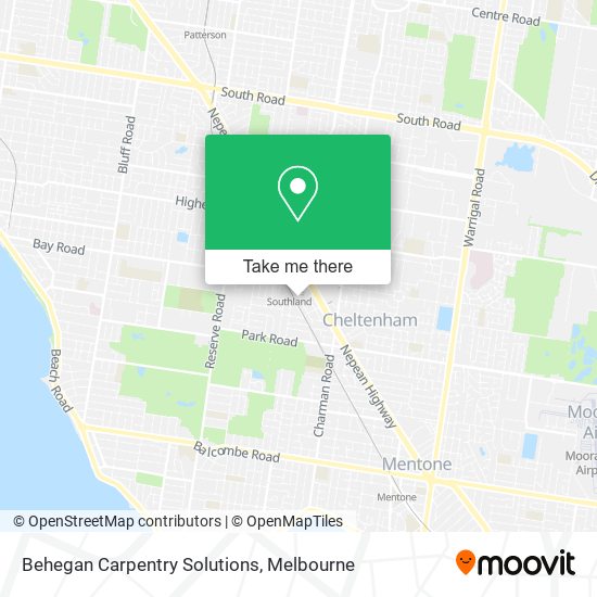 Behegan Carpentry Solutions map