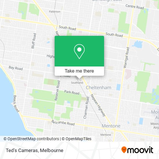 Ted's Cameras map