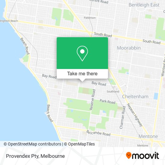 Provendex Pty map