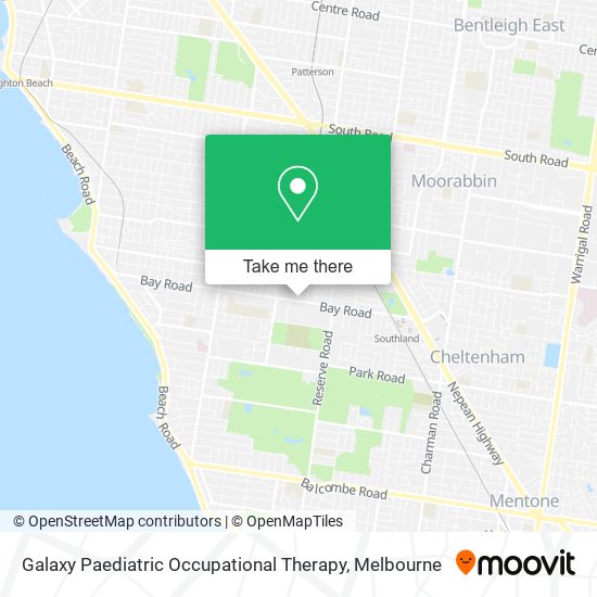 Galaxy Paediatric Occupational Therapy map