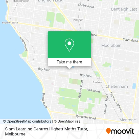 Mapa Slam Learning Centres Highett Maths Tutor