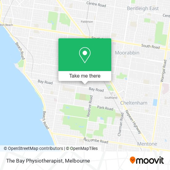 The Bay Physiotherapist map