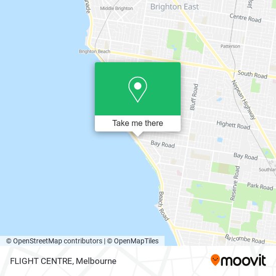 FLIGHT CENTRE map