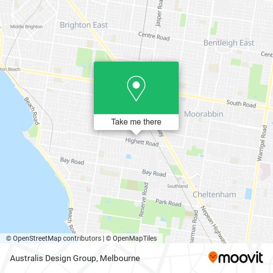 Australis Design Group map
