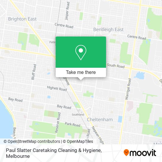Paul Slatter Caretaking Cleaning & Hygiene map