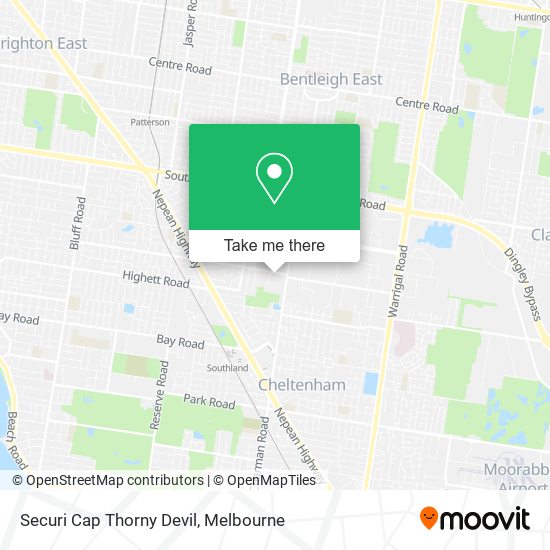 Securi Cap Thorny Devil map