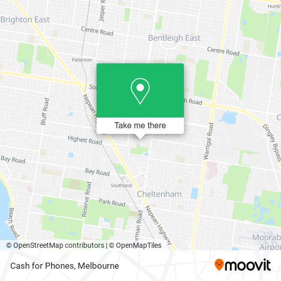Cash for Phones map
