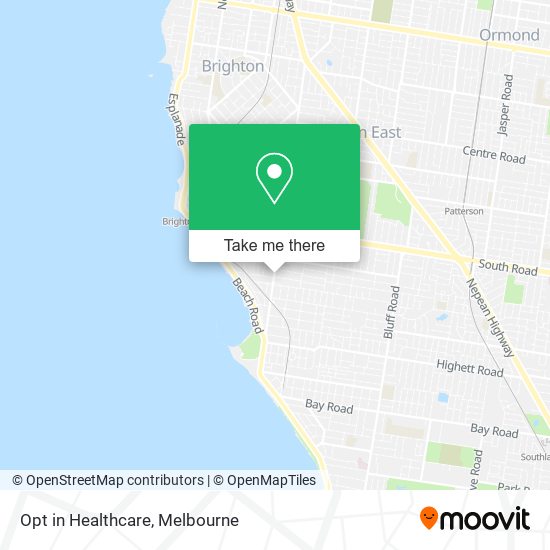 Opt in Healthcare map