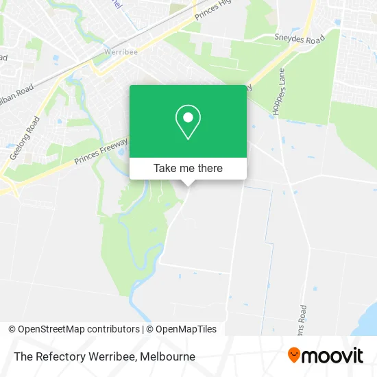 The Refectory Werribee map