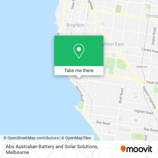 Abs Australian Battery and Solar Solutions map
