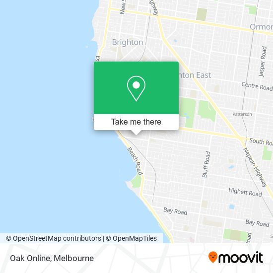 Oak Online map