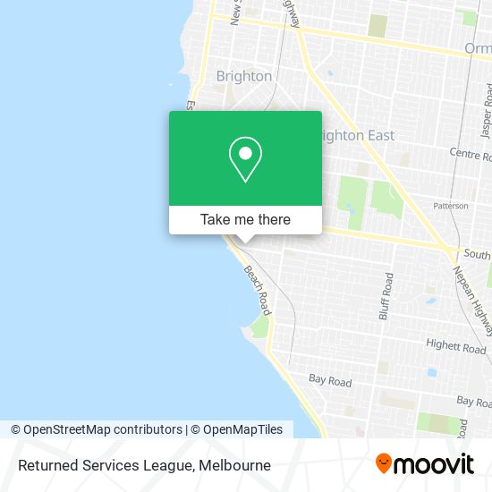 Returned Services League map