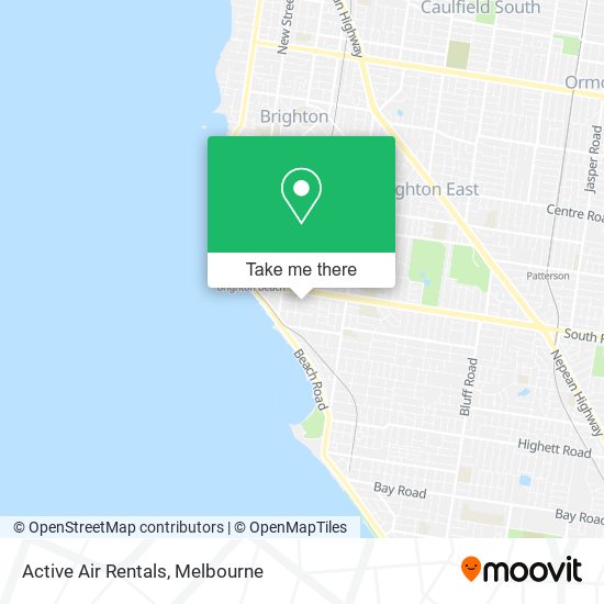 Active Air Rentals map