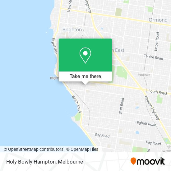 Holy Bowly Hampton map