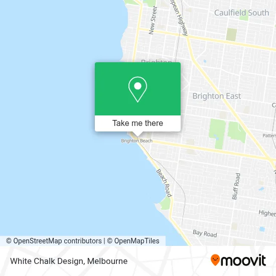 Mapa White Chalk Design