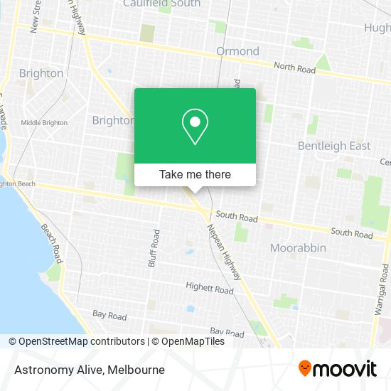 Astronomy Alive map