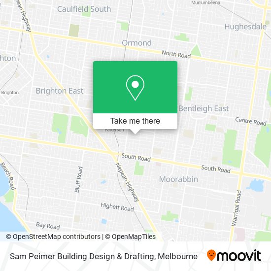 Sam Peimer Building Design & Drafting map