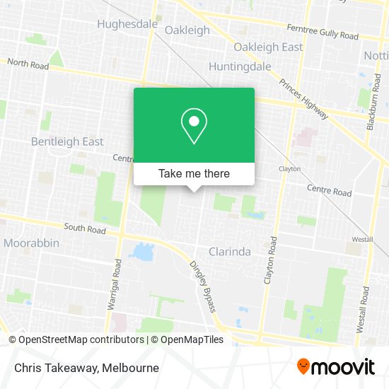 Chris Takeaway map