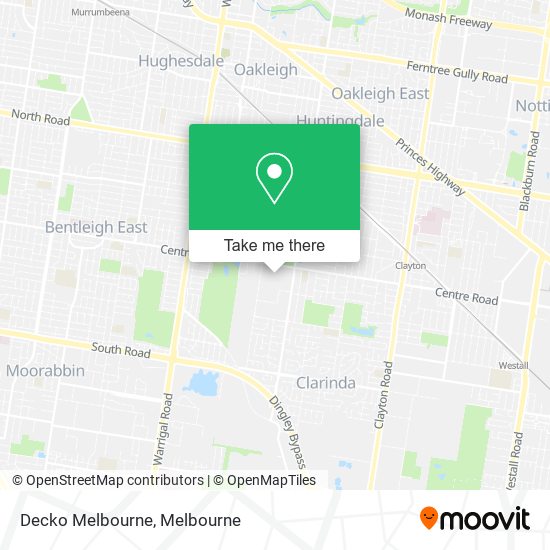 Decko Melbourne map